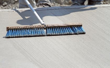 Dalle en Béton Balaye