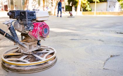 Dalle en Béton Taloché